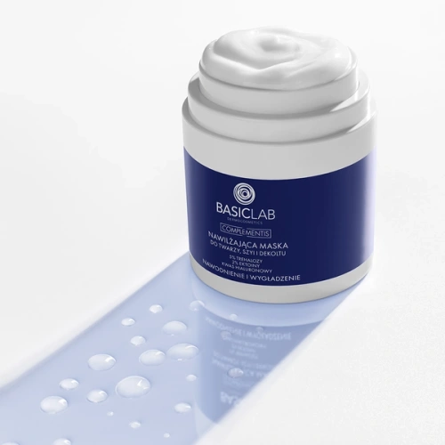 BasicLab Complementis Nawilżająca Maska do Twarzy Szyi i Dekoltu 50ml