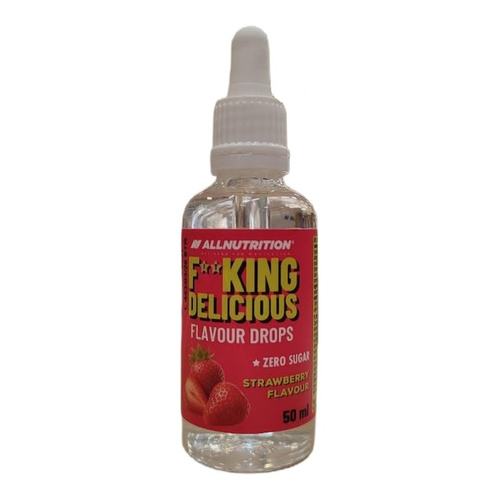 Allnutrition Fitking Delicious Flavour Drops, Strawberry - 50 ml.