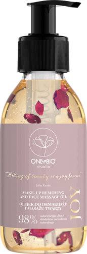 OnlyBio Ritualia Joy Wegański Naturalny Olejek do Demakijażu i Masażu Twarzy 150ml