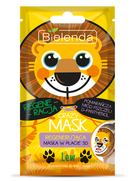 Bielenda Regenerating Face Mask Lion 1pc