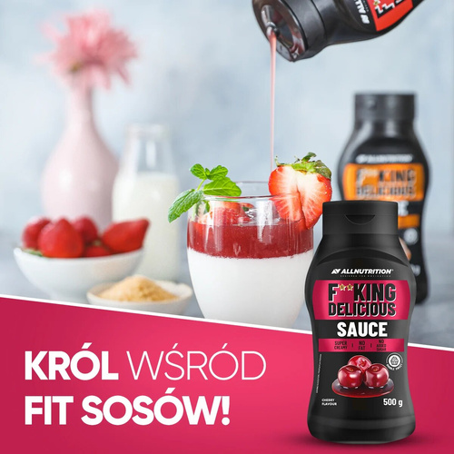 Allnutrition Fitking Delicious Sauce Low-calorie Strawberry Sauce 500g