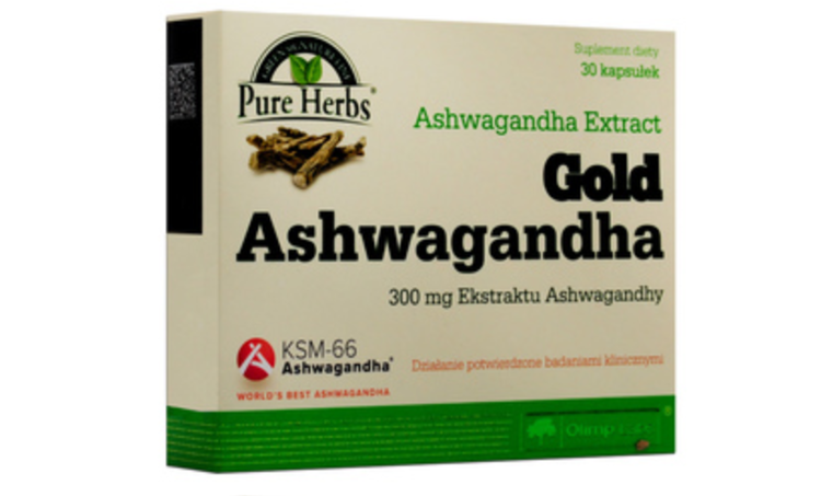 Olimp Gold Ashwagandha for Concentration and Stress Resilience Support 30 Capsules