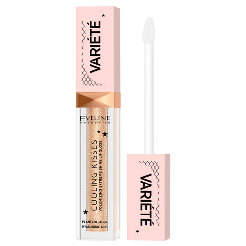 Eveline Variete Cooling Kisses Lip Gloss Increasing Lips Volume No. 01 Ice Mint 6.8ml