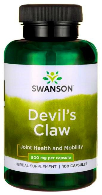 Swanson Devil's Claw 500mg for Joint Support 100 Capsules