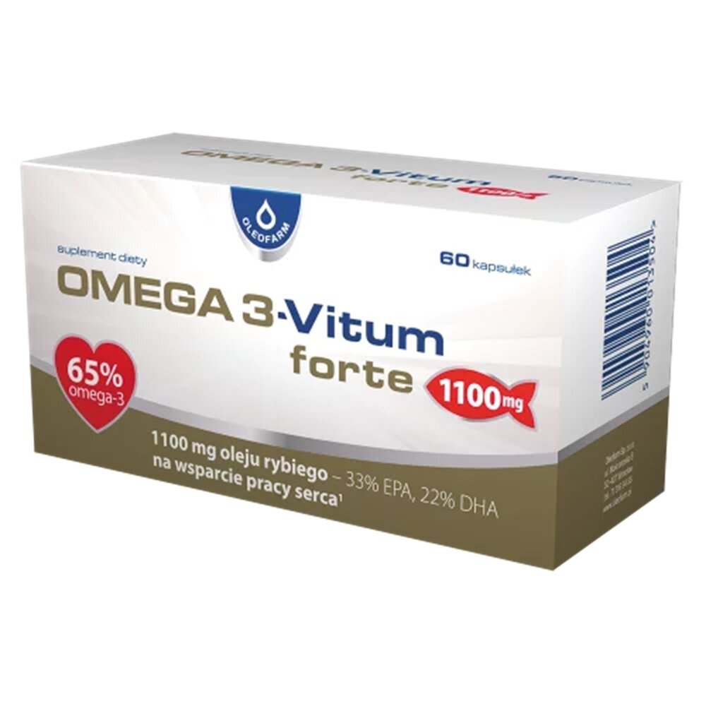 Oleofarm Omega 3-Vitum Forte 60 Capsules