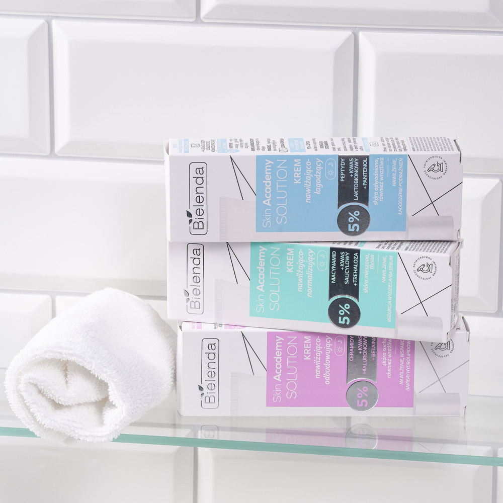 Bielenda Skin Academy Solutions Nawilżająco-Odbudowujący Krem 5% Ceramidy 50ml