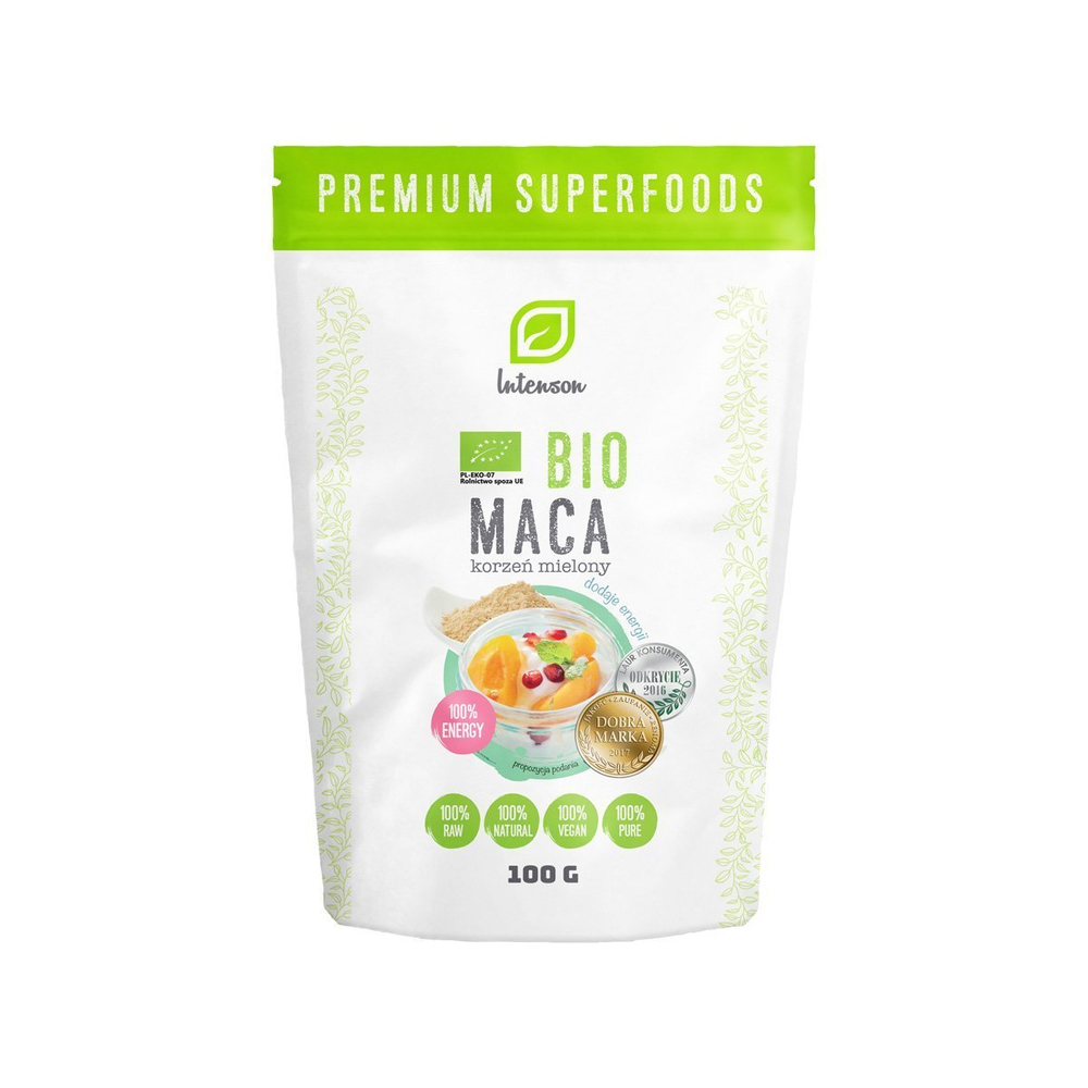 Intenson Bio Maca Ground Root with Energy Properties 100g