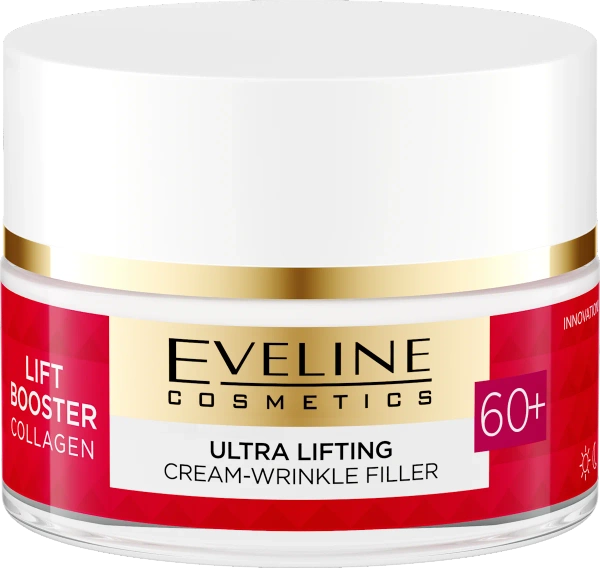 Eveline Lift Booster Collagen Ultra Lifting Cream-Wrinkle Filler 60+ for Day and Night 50ml