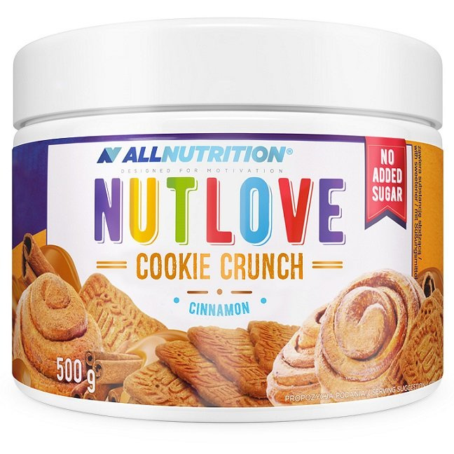 AllNutrition Nutlove Cinnamon Cookie Crunch Creamy Spread Sugar Free 500g