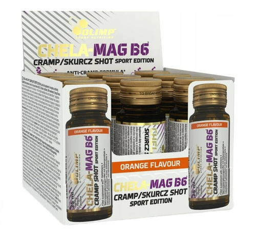 Olimp Chela-Mag B6 Cramp Shot Suplement na Skurcze Mięśni 9 x 25ml