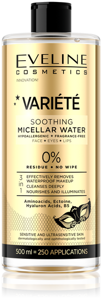 Eveline Variete Soothing Micellar Fluid for Sensitive Skin 500ml