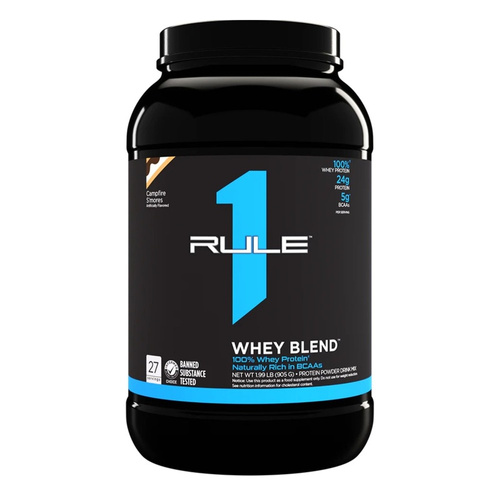 Rule One R1 Whey Blend, Campfire S'mores - 905g