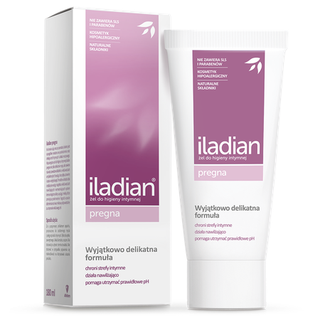 Iladian Pregna Hipoalergiczny Żel do Higieny Intymnej dla Kobiet w Ciąży i po Porodzie 180ml