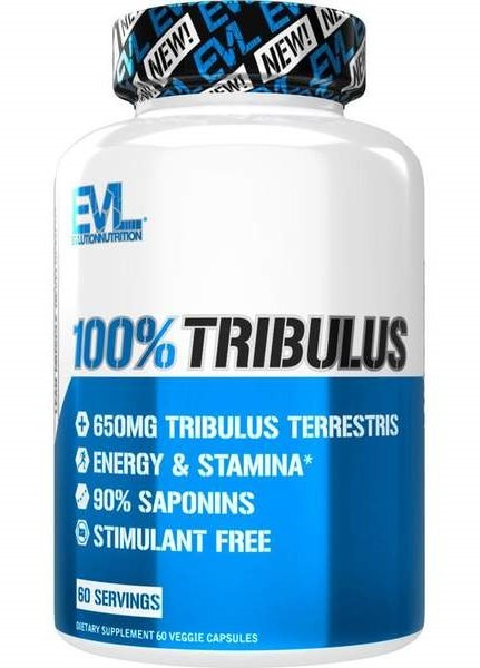 EVLution Nutrition 100% Tribulus Supplement for Stamina and Energy 60 Vcaps