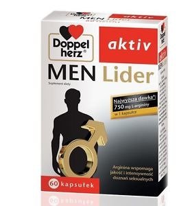 Doppelherz Aktiv Men Lider  Poprawia Kondycję Seksualną I Libido 60Kaps.