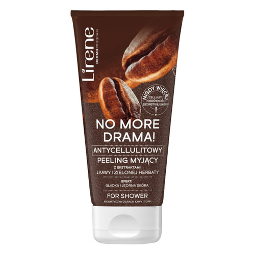 Lirene No More Drama! Anti-Cellulite Sugar Peeling with Coffee and Green Tea 175g