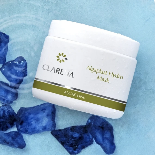 Clarena Algae Line Algaplast Intensywnie Nawilżająca Maska Algowa dla Skóry Suchej i Odwodnionej 500ml