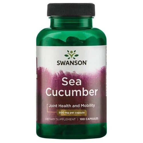 Swanson Sea Cucumber 500mg for Joint Support 100 Capsules