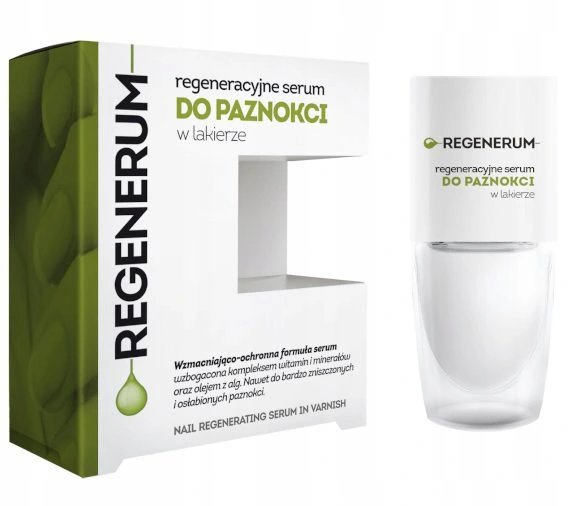 Regenerum Serum do Paznokci w Lakierze Wzmacnia Odbudowuje Płytkę Paznokcia 8ml