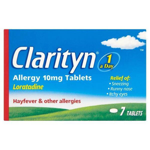 Clarityn Allergy One a Day 10mg Tablets for Hayfever and Other Allergies 7 Tablets