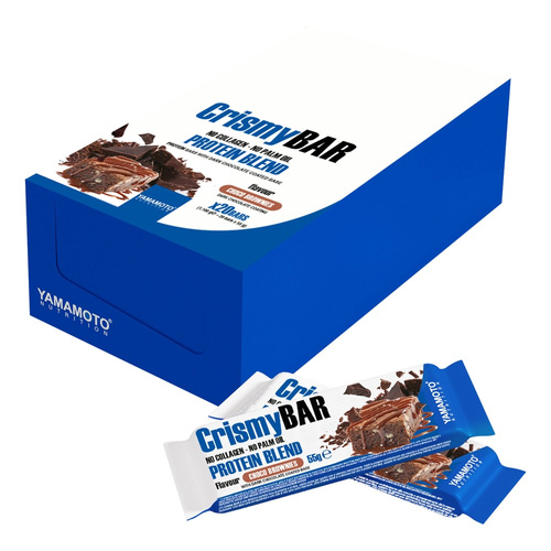 Yamamoto Nutrition CrismyBAR, Choco Brownies - 20 x 55g
