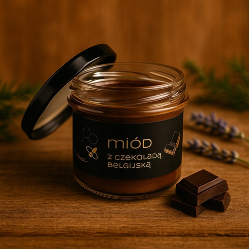 Bona Honey with Belgian Chocolate Natural Delicious Flavor 245g