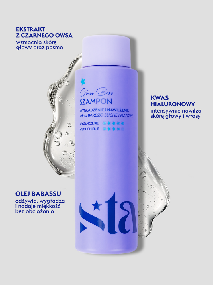 Stars Gloss Boss Moisturizing and Smoothing Shampoo 300ml