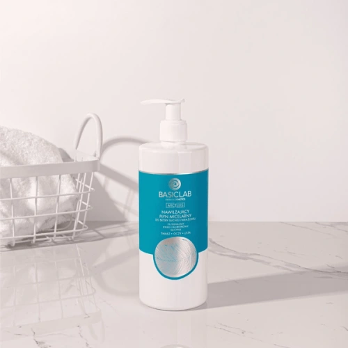 BasicLab Micellis Nawilżający Płyn Micelarny do Cery Suchej 500ml
