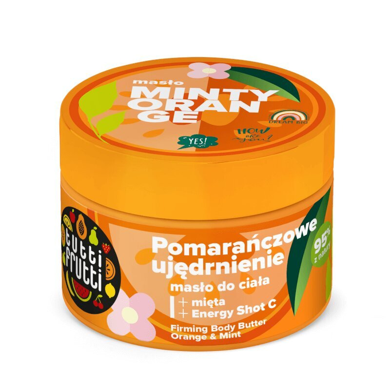Tutti Frutti Minty Orange Ujędrniające Masło do Ciała Pomarańcza i Mięta 200ml