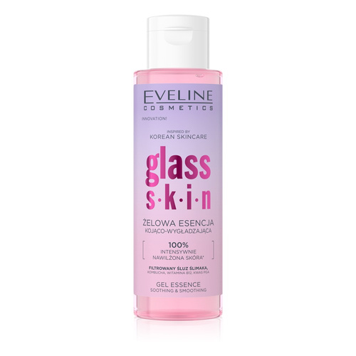 Eveline Cosmetics Glass Skin Żelowa Esencja Kojąco-Wygładzająca 110ml