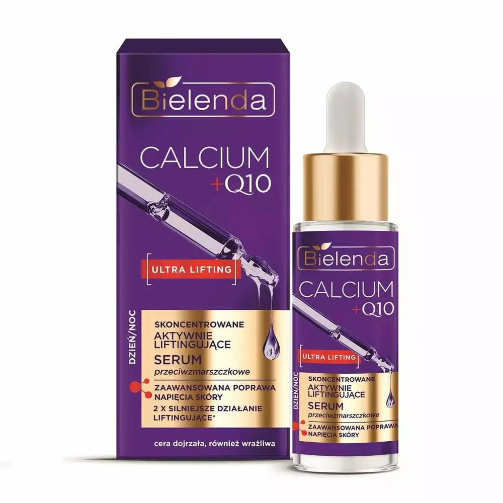 Bielenda Calcium+Q10 Concentrated Anti-Wrinkle Actively Lifting Serum for Day and Night 30ml