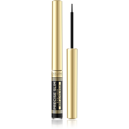 Eveline Precise Slim Ultra-Precise Eye Liner 48H Vinyl Black 2ml