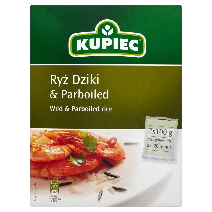 Kupiec Ryż Dziki Parboiled 2x100g