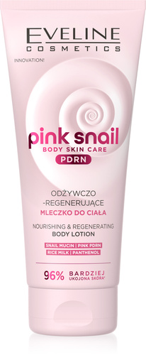 Eveline Pink Snail Odżywczo-Regenerujące Mleczko do Ciała 200ml