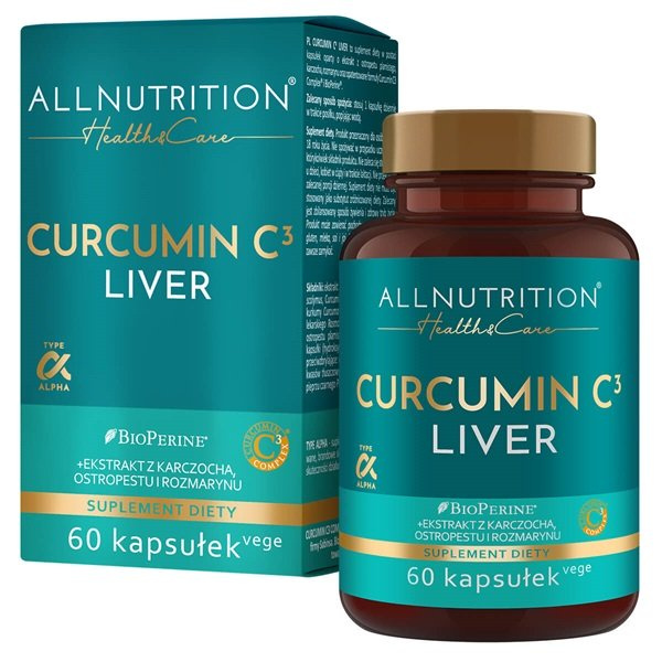 Allnutrition Health & Care Curcumin C3 Liver Supplement for Liver Support 60 Capsules