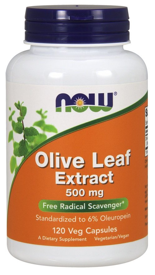 Now Foods Olive Leaf Extract 500mg Wspiera Układ Sercowo-Naczyniowy 120 Kapsułek