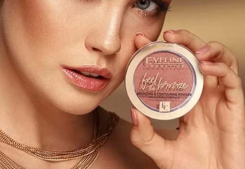 Eveline Feel The Bronze Bronzing and Contouring Powder No. 02 Chocolate Cake 4g