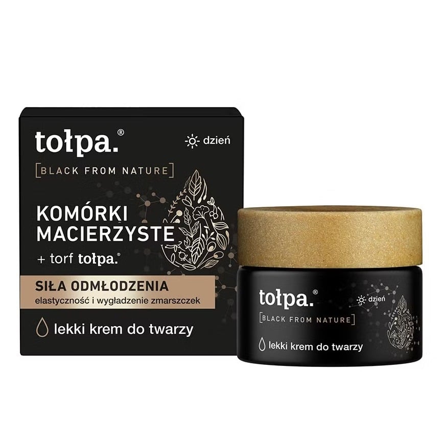 Tolpa Black From Nature Light Moisturizing Day Cream with Stem Cells 50ml