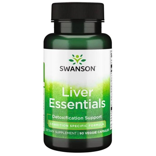Swanson Liver Essentials na Wsparcie Wątroby i Trawienia 90 Kapsułek
