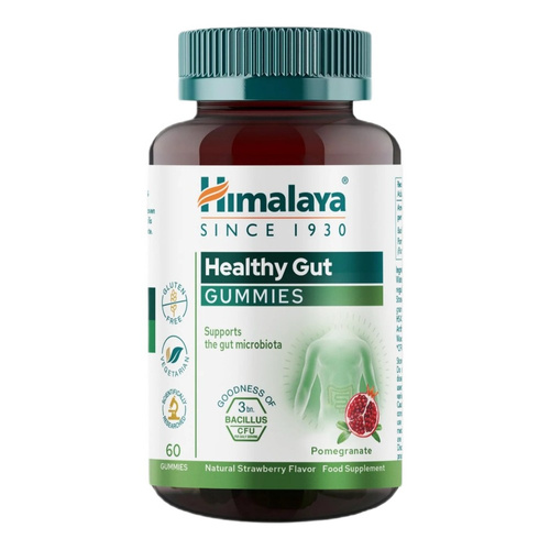 Himalaya Healthy Gut Gummies, Natural Strawberry - 60 gummies