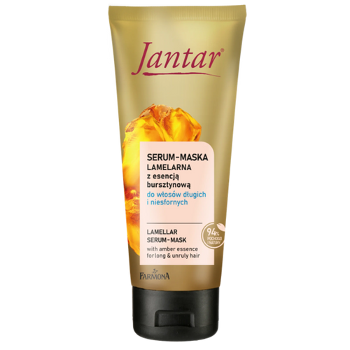 Jantar Lamelarne Serum-Mask with Amber Essence for Long Damaged and Unruly Hair 100ml