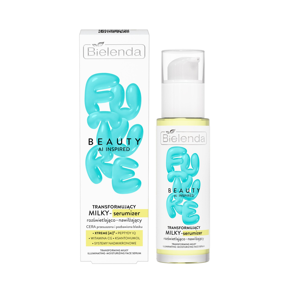 Bielenda Future Beauty Transforming Illuminating - Moisturizing Milky - Serumizer for Dry and Dehydrated Skin 30ml