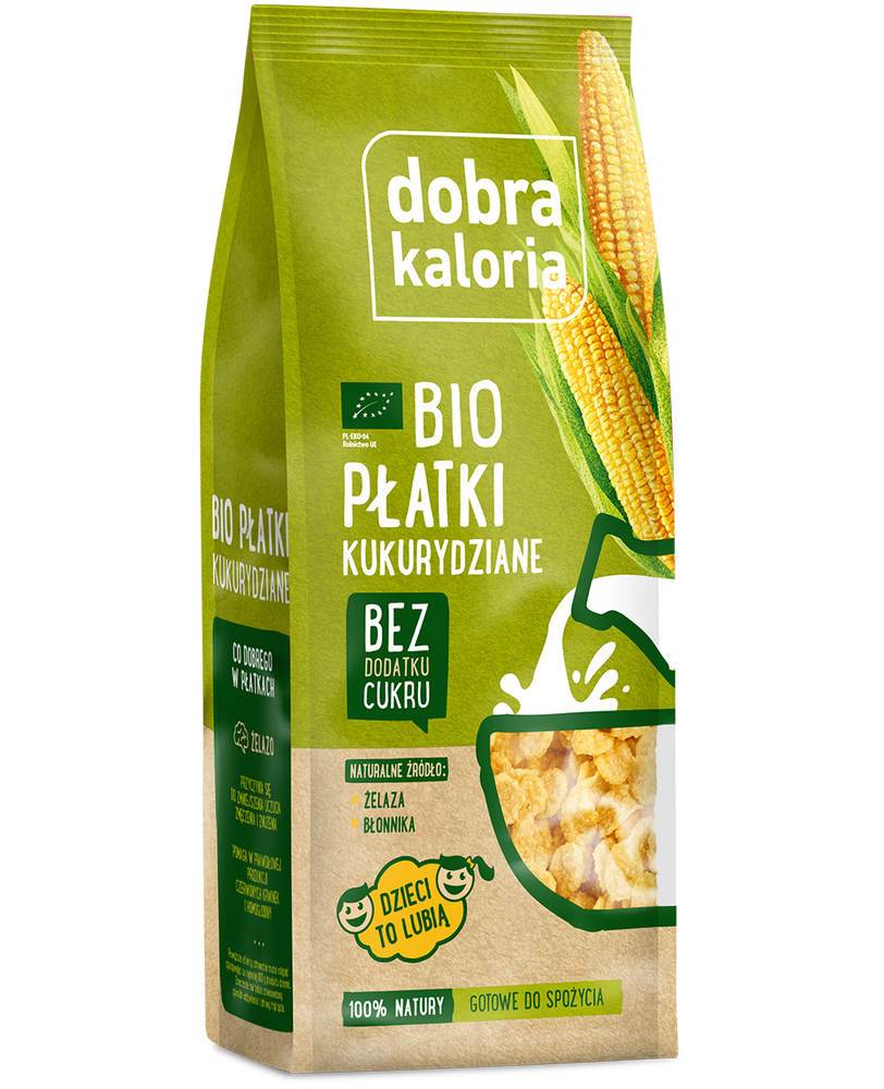 Dobra Kaloria Natural Bio Corn Flakes Iron and Fiber Source without Sugar 200g