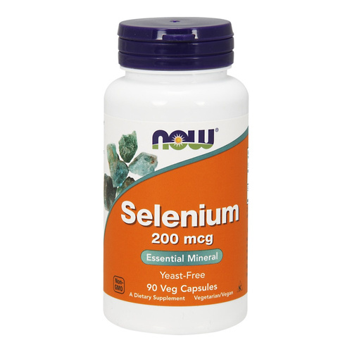 Now Foods Selenium 200mcg 90 Kapsułek