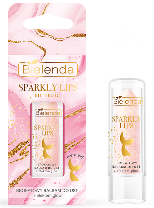 Bielenda Sparkly Lips Mermaid Glitter Lip Balm with Glow Effect 3.8g