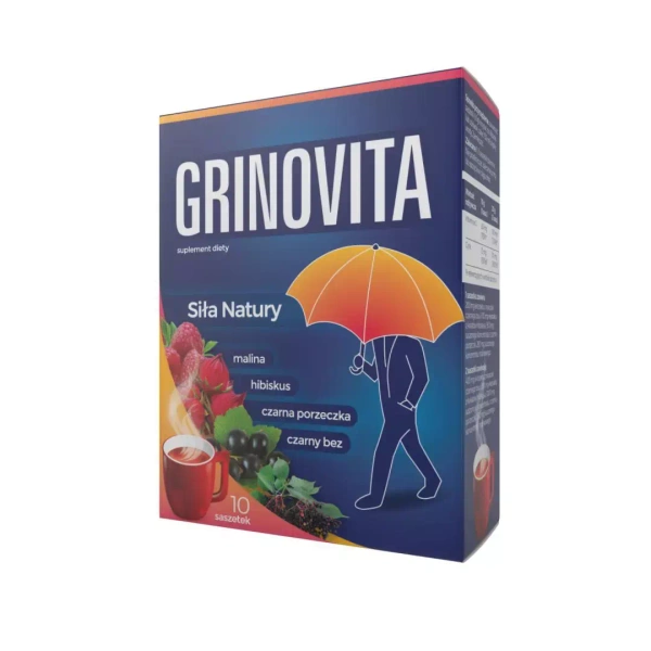 Grinovita Vitamin C and Zinc Source for Strengthening Body 10 Sachets
