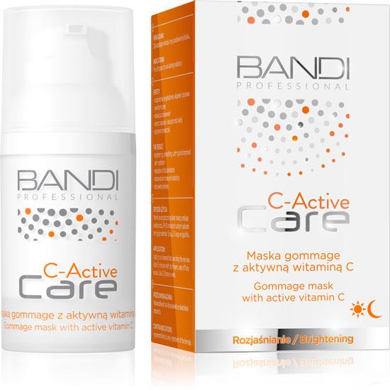 Bandi C-Active Care Rozjaśniająca Maska Gommage z Aktywną Witaminą C 30ml