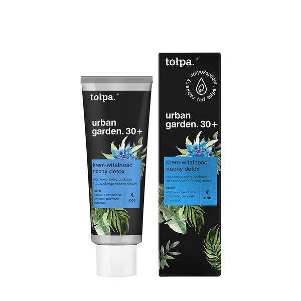 Tołpa Urban Garden 30 Krem Witalność Detox na Noc do Skóry Wrażliwej 40ml