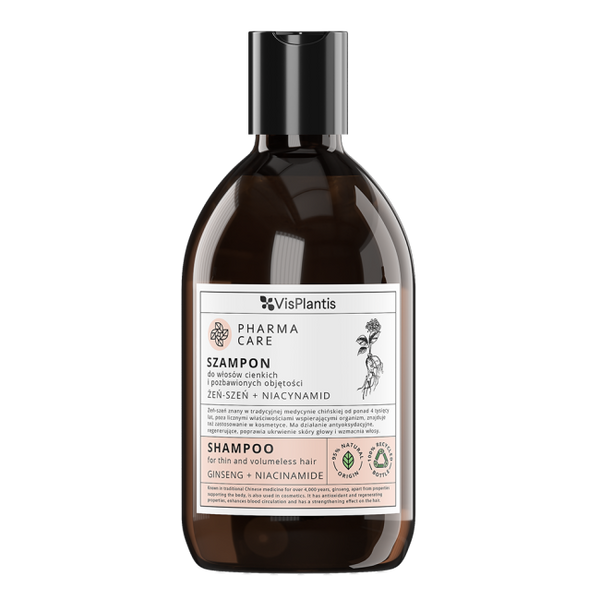 Vis Plantis Pharma Care Ginseng and Niacinamide Shampoo for Thin Hair 500ml