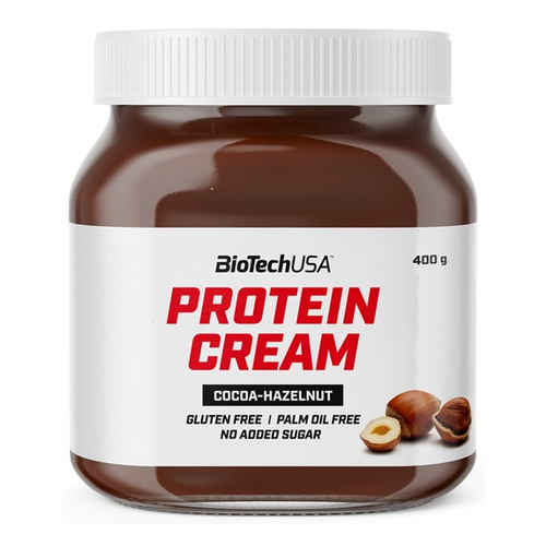 BioTechUSA Protein Cream Krem proteinowy, Kakao-Orzech Laskowy 400g